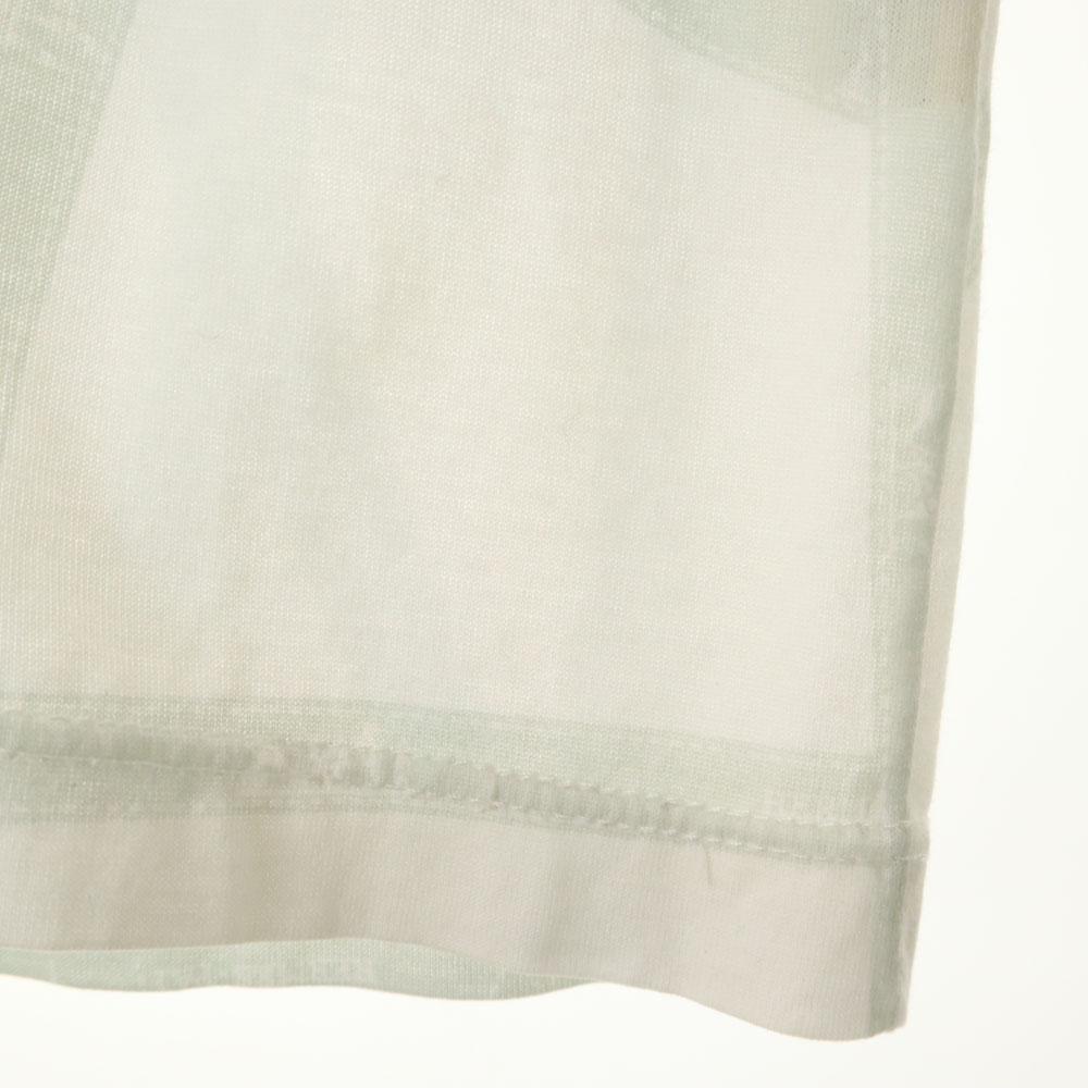 Hermes Made In Italy Long Sleeve V Neck Cut M White Women Used