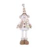 Christmas Gnome Plush Doll Retractable Legs Santa Claus Snowman Elk Ornament Adjustable Standing Figurine Decoration