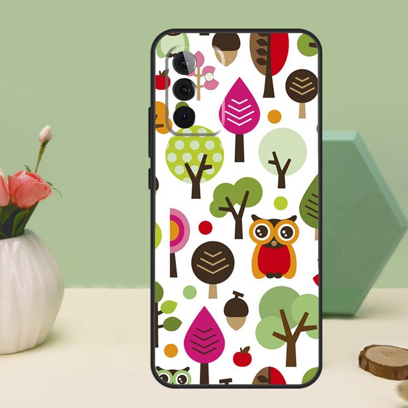 Baby Cute Owl For Samsung Galaxy A36 A56 A54 A34 A14 A06 A16 A26 A12 A32 A52 A13 A33 A53 A15 A35 A55 Case