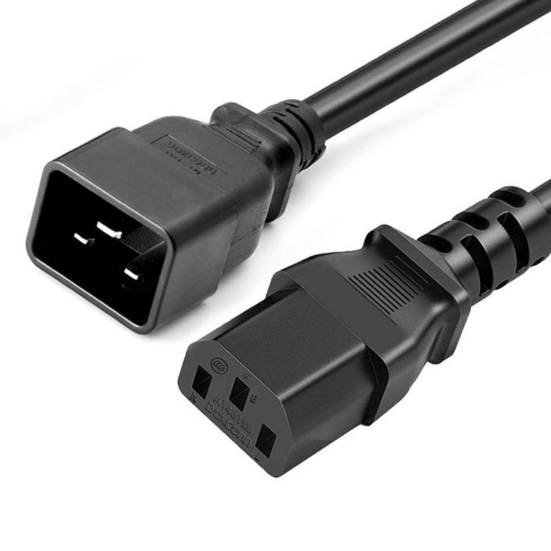 C20 to C13 Schuko PDU Extension Power Cable