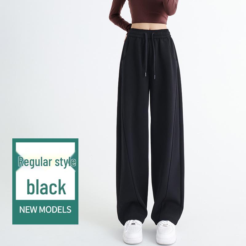 Женские флисовые брюки широкого кроя 'Банан' - Коллекция Осень-Зима 2025: Плотные, теплые брюки прямого кроя.