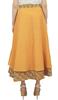Phagun Orange Summer Wear Cotton Two Layered Ikat Printed Reversible Wrap