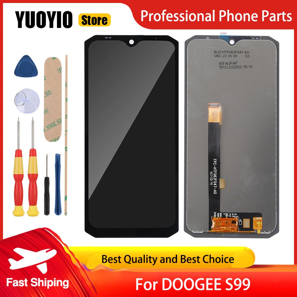 Original DOOGEE S98 Pro LCD Display and Touch Screen DOOGEE S99 Digitizer Assembly Replacement Display LCD + Tools