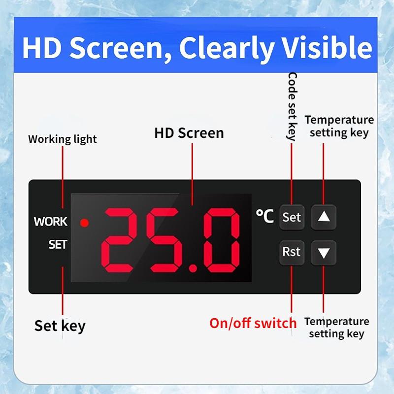 200 Вт 60 л Экологичное охлаждение Охладитель для аквариума Чиллер для воды для аквариума Система нагревателя 10-40℃ Устройство постоянной температуры