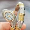 Women Quartz Watch Snake Watches Stainless Steel Bracelet Wristwatch Jewelry Gifts