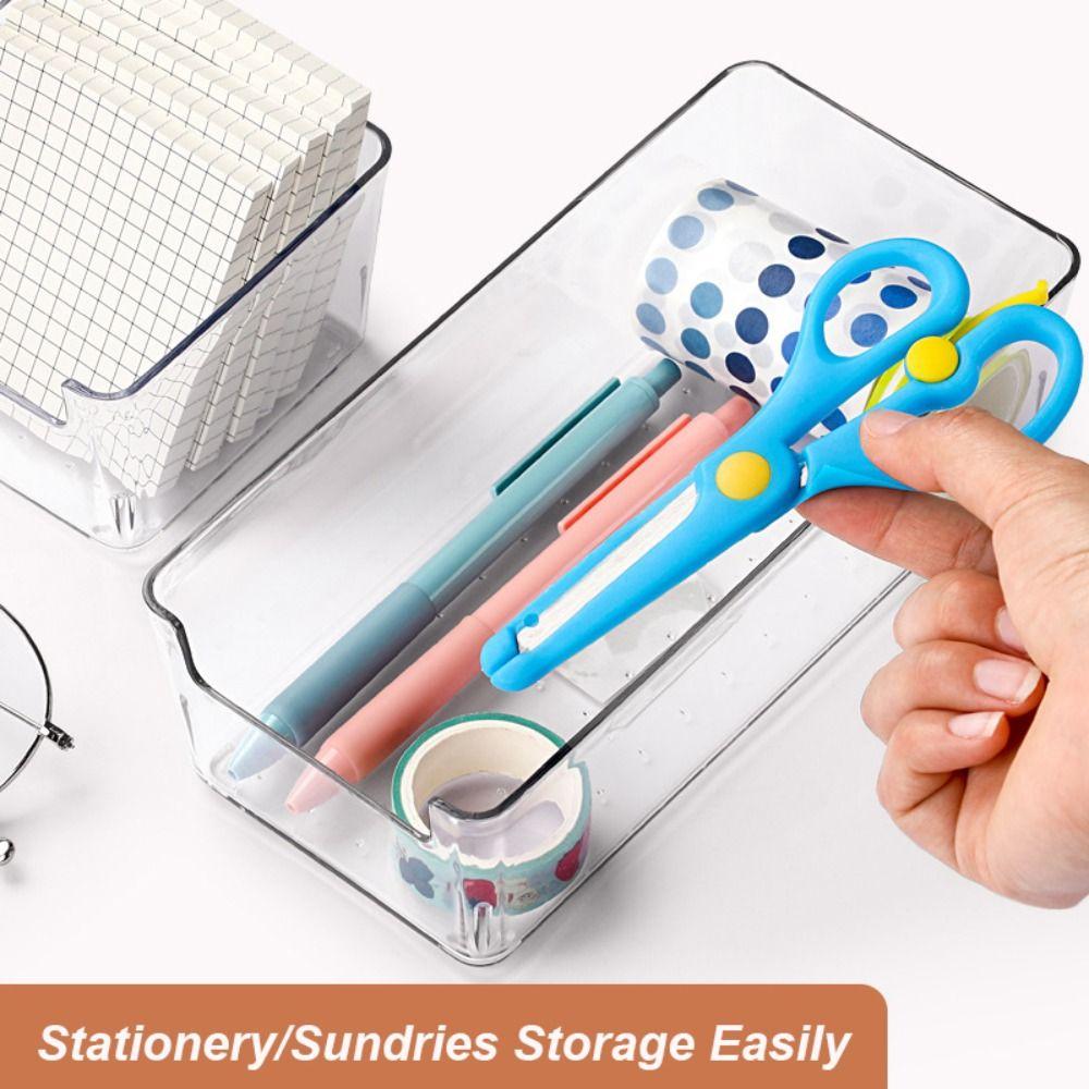 Storage Case Stationery Container Drawer Separate Storage Storage Box Note Holder Desktop Organizer