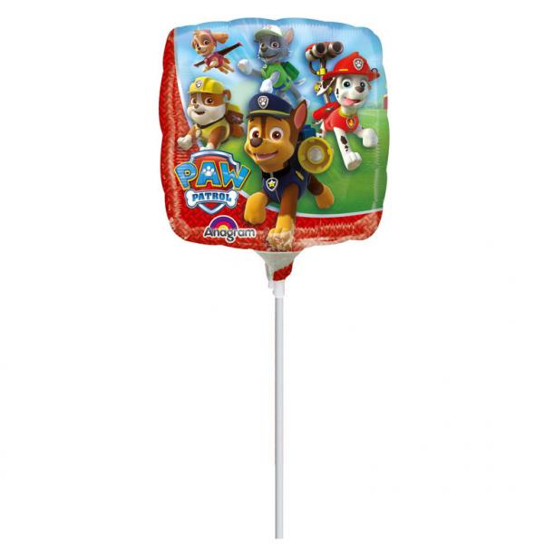 Balon Foliowy Na Patyk Psi Patrol 23 Cm 1 Szt.