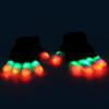 1 Pair Glowing Gloves LED Light Up Finger Gloves with 7 Color Dynamic Light Mode Breathable