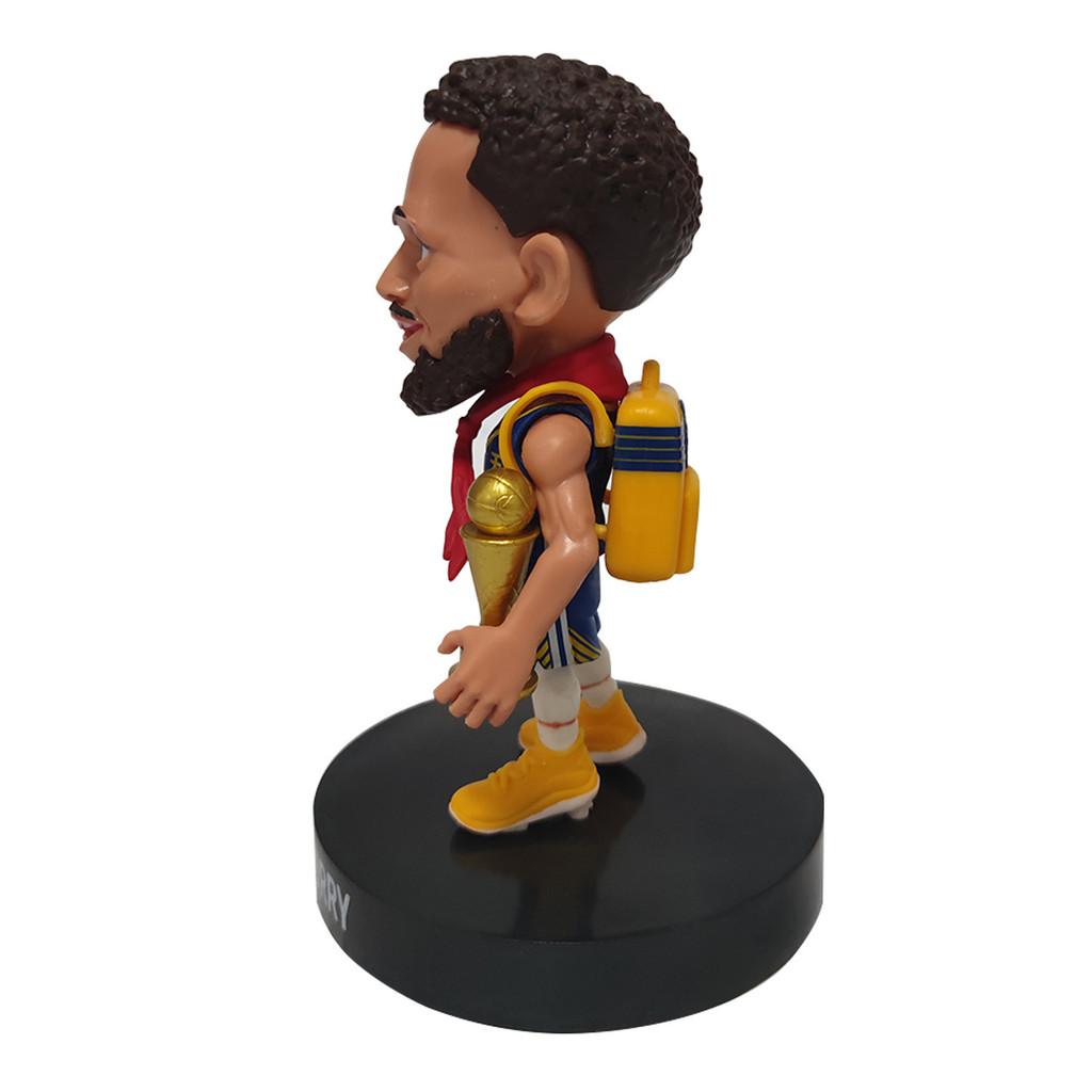 ПВХ фигурка Stephen Curry из NBA с красным шарфом для декора стола и коллекции