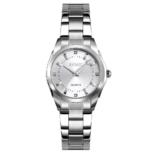 SKMEI 1620 Luxury Stainless Steel Quartz WristWatch for Women Waterproof Elegant Dress Watch Beautiful Gift Straps Unique