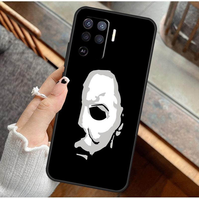 Чехол для телефона 'Лица Ужаса' для Oppo A74 A94 A54 A15 A18 A38 A58 A78 A98 A40 A60 A80 A16 A76 A96 A57S A17 A77