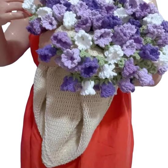 Букет Одеяло DIY Набор Цветочные Букеты Вязание крючком Набор Вязаный Букет Плед Набор для Рукоделия для Дома Кровать Диван Диван Декор