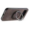 SUTENI G3 For Google Pixel 10 Pro XL Magnetic Case Rotating Ring Kickstand Jeans Texture PU TPU Phone Back Cover