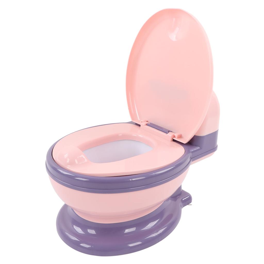 Baby Potty Toilet Emulational Large Size Universal Detachable Potty Training Toilet Pinkish Purple