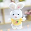 4-дюймовая плюшевая игрушка-кукла, креативный кулон, кукла-брелок для когтевого автомата, милая маленькая тряпичная кукла-кролик