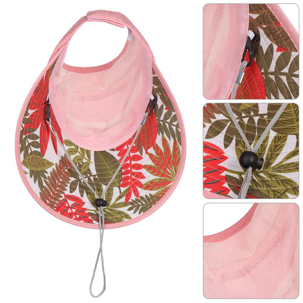 Vacation Summer Anti-UV Wide Brim Beach Cap Visor Caps Sun Hat Casual Hats