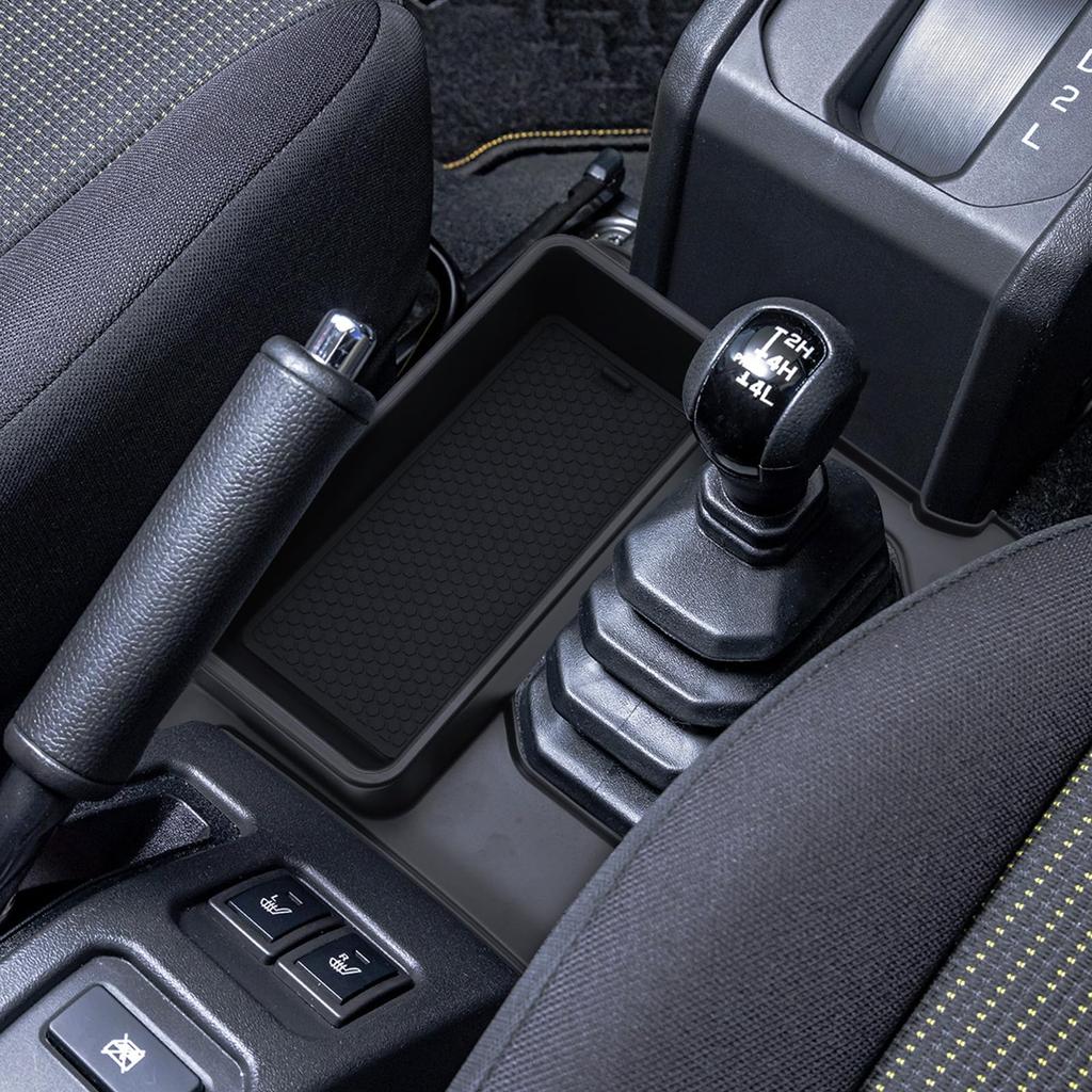 Ruiya 2025 Suzuki Jimny Nomad Кастомный Боковой Отсек для Хранения на Консоли Переключения передач Хранение на Центральной Консоли АБС Салон Кастомная Посадка для Jimny (5-дверный JC74) Коробка, Коробка,