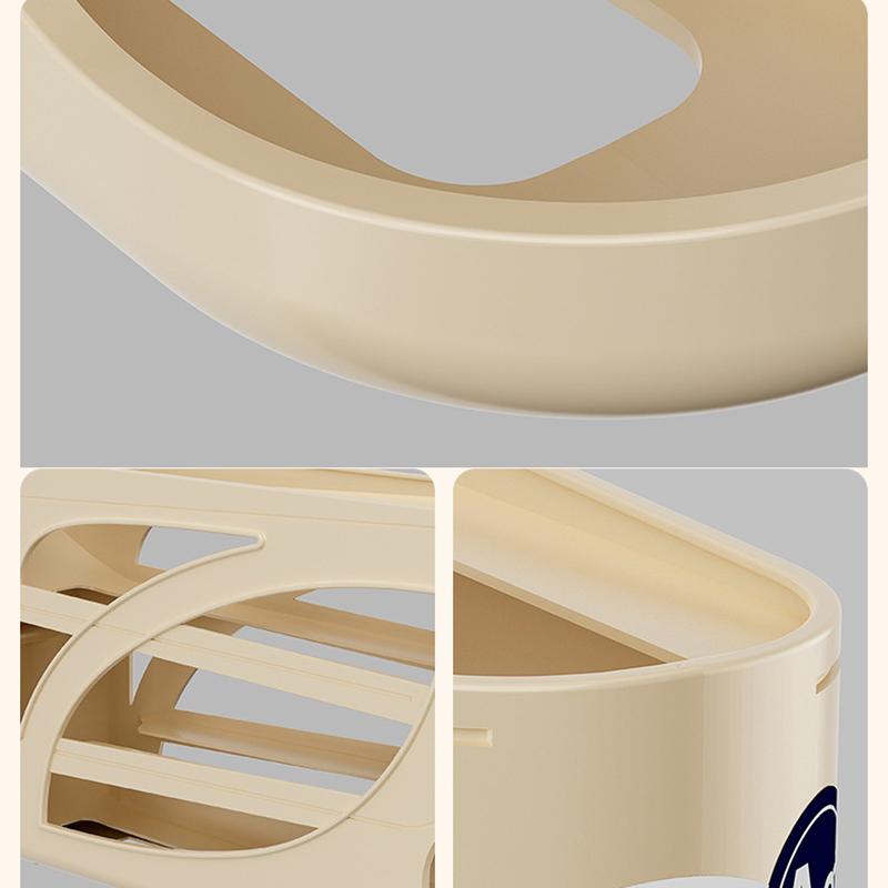 4 слоя автоматический вращающийся держатель для яиц, стойка для холодильника, ящик для хранения яиц, контейнер, кухонный холодильник, диспенсер для яиц, органайзер для холодильника