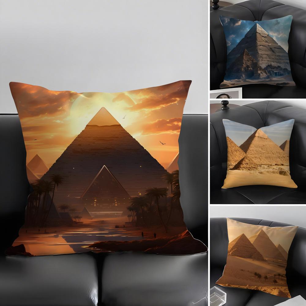 Pyramid Fashion Cushion Cover Pillowcase Ultra Soft Skin Friendly Fabric Cloud Like Comfort Concealed Zipper