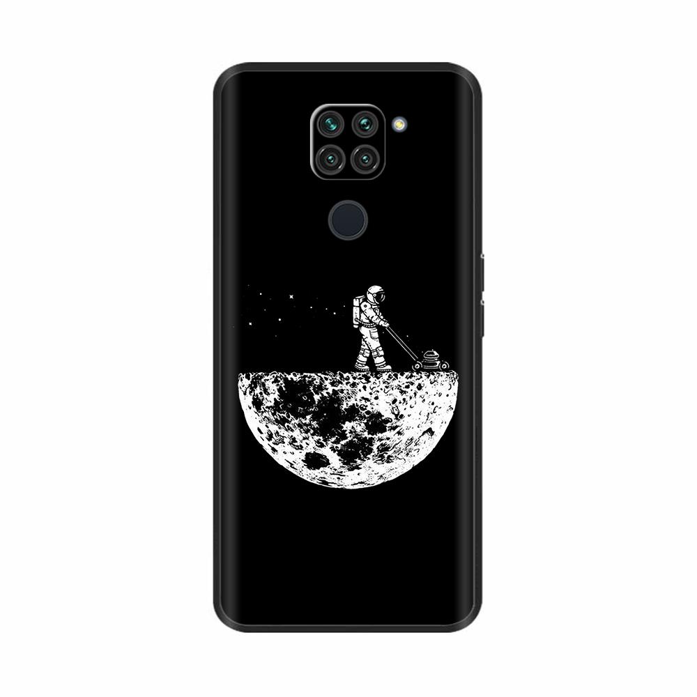 Чехол Для Xiaomi Redmi Note 9 Чехол Мягкая Черная Силиконовая Задняя Крышка Для Redmi Note9 Чехол Redmi Note 9 Чехол Funda Coque Бампер Оболочка