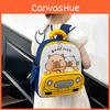 Capybara Pattern Kids School Bag With Cartoon Backpack Breathable Bag Gifts