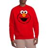 Sesame Street Unisex Adult Full Face Elmo Sweatshirt