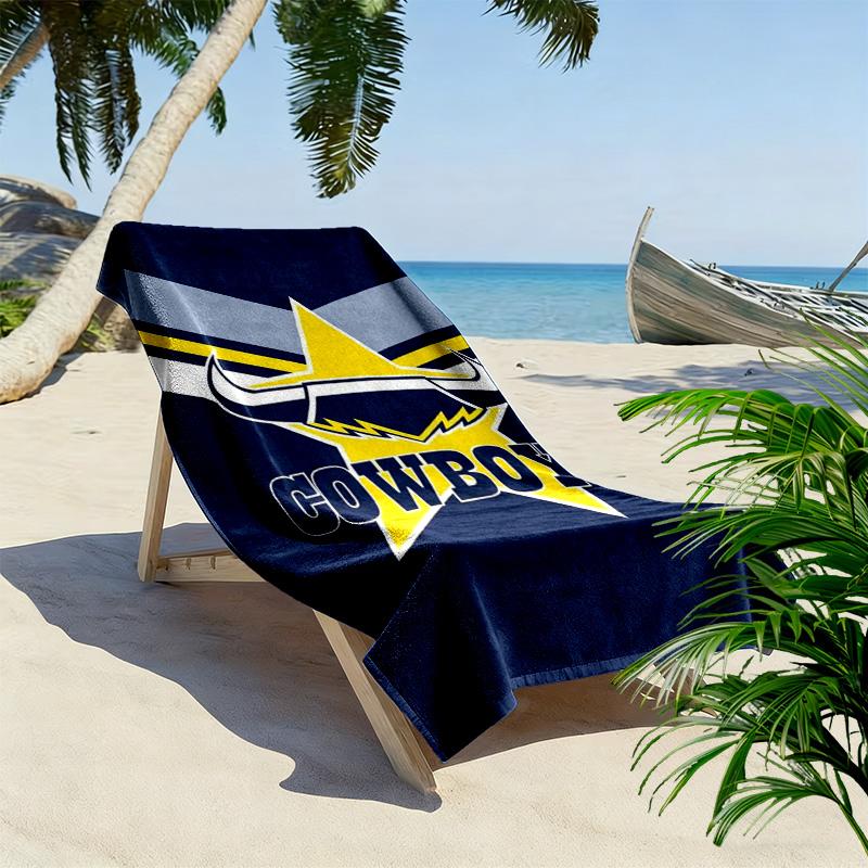 North Queensland 2D Flat Print Beach Towel, Large Soft Quick Dry Towel for Beach Camping Swimming.NSTJ0928209