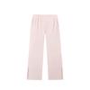 Training Series Solid Color Mid-Rise Drawstring Breathable Versatile Wide-Leg Sports Pants Women Pants Soft-Pink 962527303-2