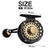 HAMILO Raft Reel, Ikada Reel, Nuchi, Kurodai, Cage Fishing, Raft Fishing, Drag Function, Right Handle (Black)