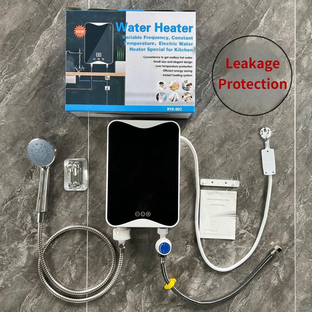 5500 Вт Интеллектуальный Водонагреватель с Переменной Частотой и Постоянной Температурой Маленький Проточный Душ Электрический Водонагреватель