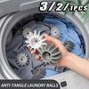 3/2/1 шт., силиконовый волшебный шарик для стирки, многоразовый инструмент для чистки одежды, средство для удаления волос для домашних животных, стиральная машина, ловушка для кошачьей шерсти, шарик для стирки