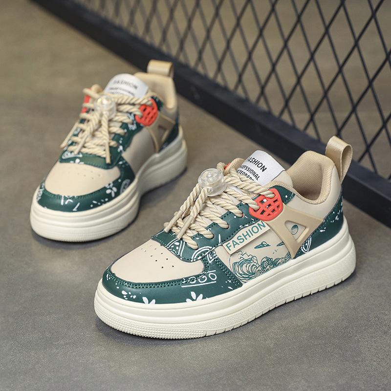 Обувь для мальчиков осень-зима 2025 новая кожаная детская спортивная обувь для детей среднего и старшего возраста зимняя красивая модная крутая обувь для скейтборда для мальчиков