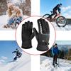 Winter Full Fingers Gloves for Men Women Warm Thicken Fleece Waterproof Windproof Non Slip for Skiing Outdoor Running