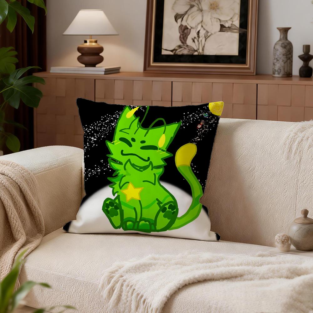 Horror Regretevatorgnarpy Cushion Cover Cushion Cover Set 4Pcs 50x50 45x45 40x40 Pillowcase Decorative Sofa Home Decor