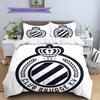 Club Brugge KV Pattern Bedding,Quilt Set Quilt Cover Pillowcase Home Birthday Gift(1 * duvet cover + 2 * pillowcase, without core)
