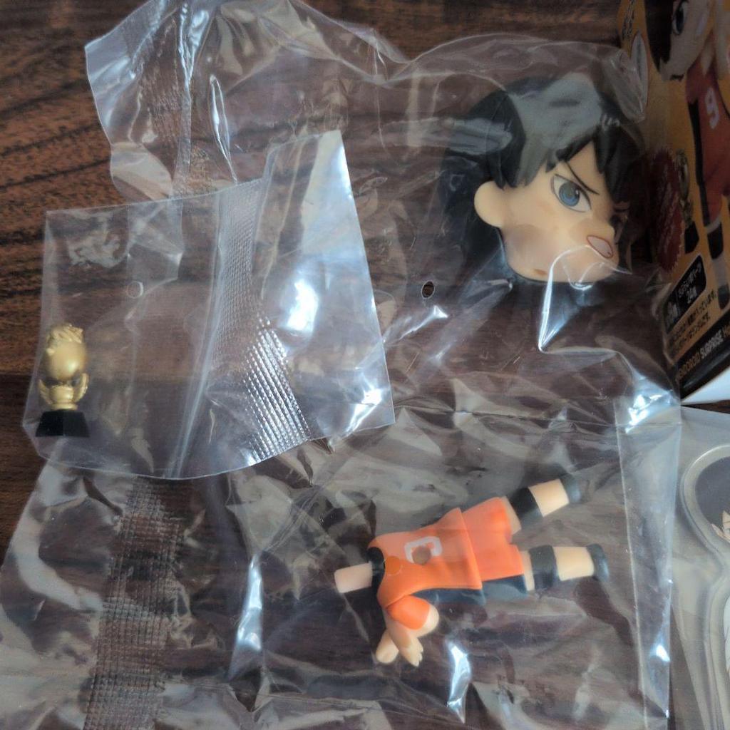 Used Haikyu!!!! Ichiban Kuji Sitting Acrylic Stand: Tobio Kageyama (with Claydoloid)