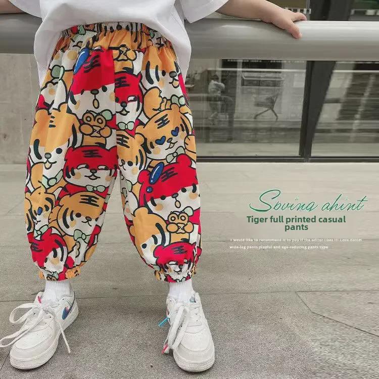 Детские летние дышащие антимоскитные шаровары - Little Tiger Design