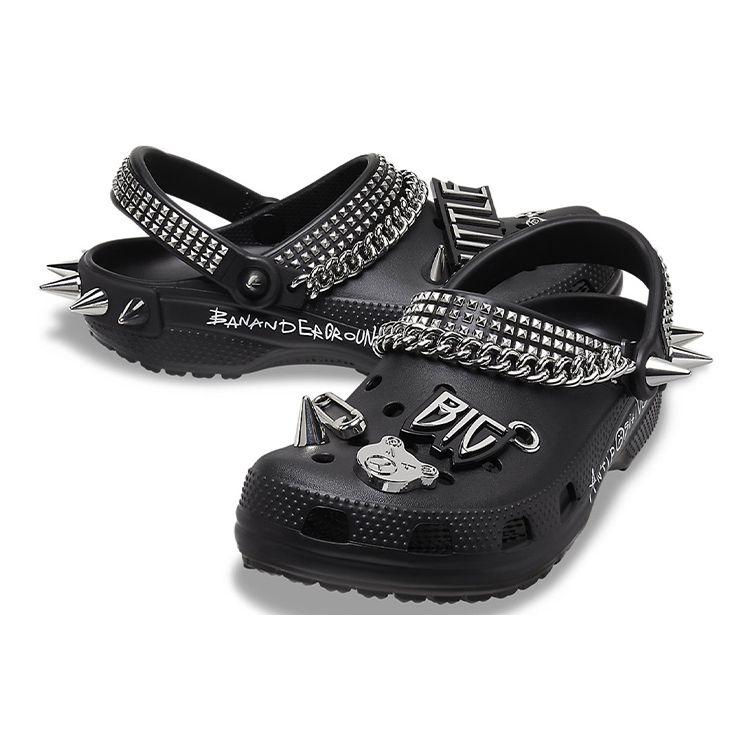 Crocs LittleBig X Коллаборация Classic Clog Классические Клоги Мужская Обувь Черный 207449-001