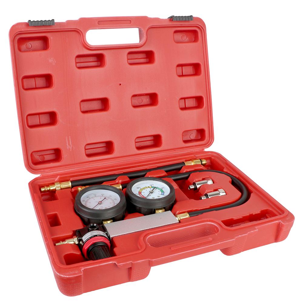 Compression Leakage Detector Kit Set Petrol Engine Gauge Tool Cylinder Leak Detector TU-21 Automobile Tools