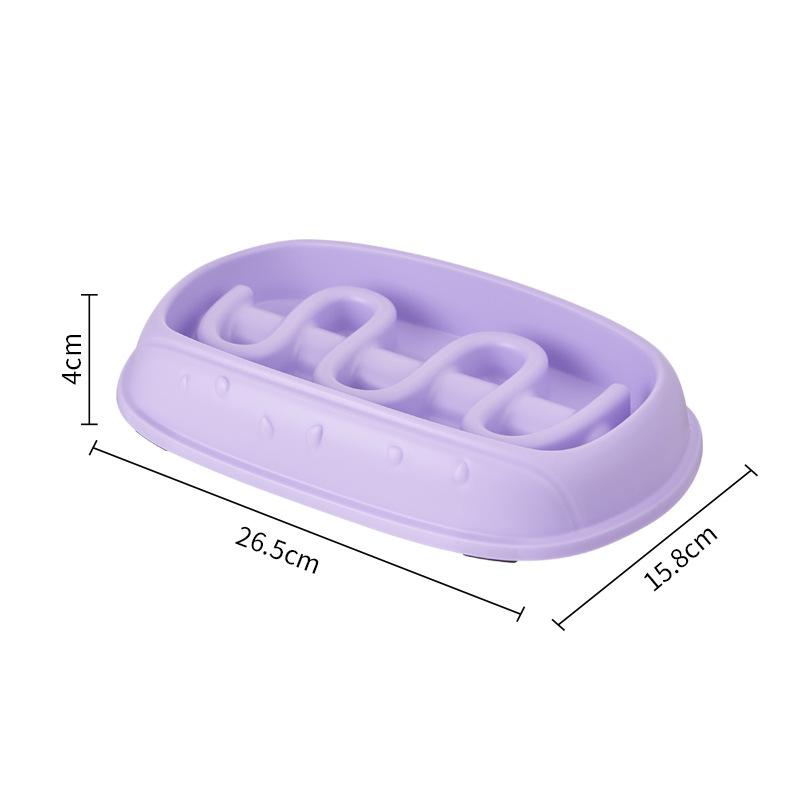 Миска для медленной еды для собак Миска для медленной еды для домашних животных с защитой от удушья Миска для медленной еды для домашних животных с защитой от скольжения и ударов Миска для кошачьего корма Новая миска для собак Миска для кошек