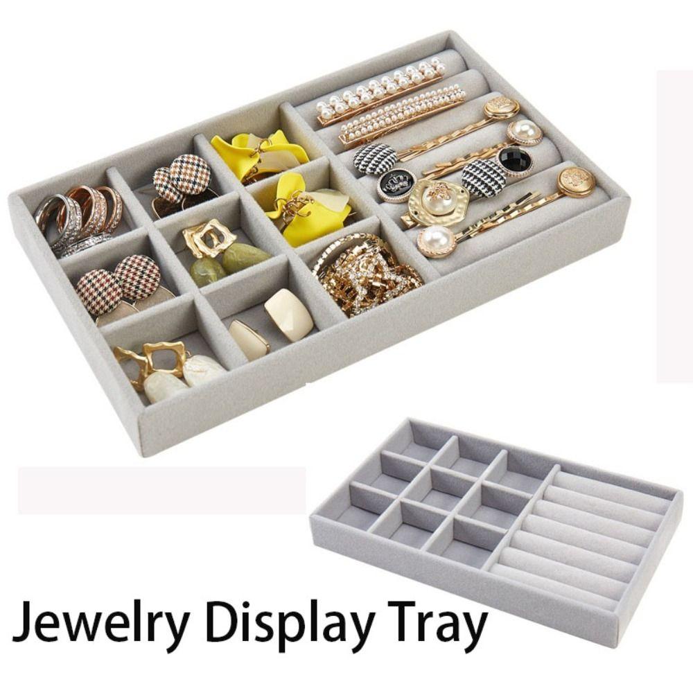 Складная коробка для хранения колец, витрина, держатель для ювелирных изделий, мягкий органайзер для ожерелий, шкатулка для ювелирных изделий