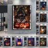 Diamond Embroidery Halloween Pumpkin And Black Cat 5D DIY Diamond Painting Cross Stitch Rhinestone