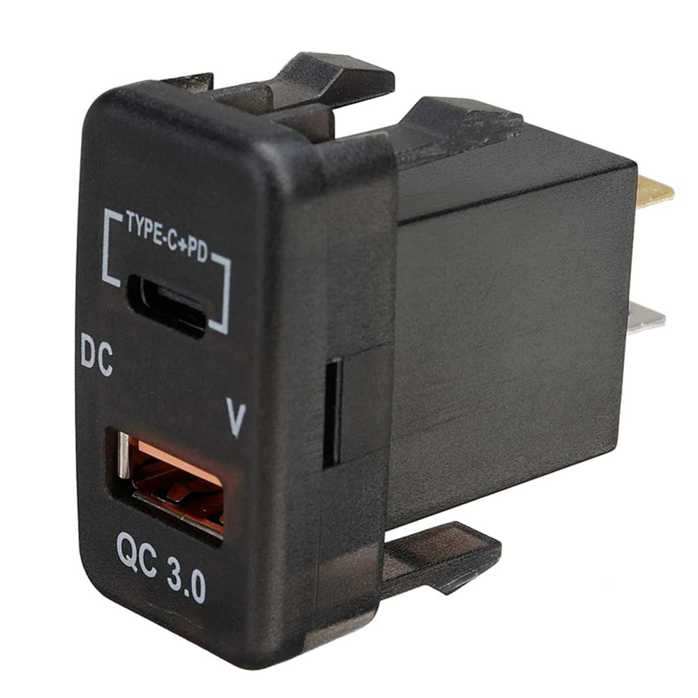 Зарядное устройство Type-C+PD QC3.0 Toyota Land Cruiser