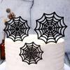 Paper Spider Web Cake Toppers Spider Happy Birthday Decoration  Halloween Party Decoration