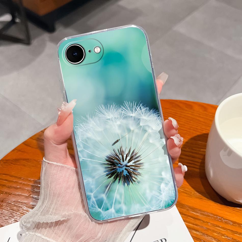 For iPhone 17E Case Gradient Color Transparent Shockproof Phone Housing For iPhone17E/iPhone SE 2026 Soft Slim Back Cover Fundas