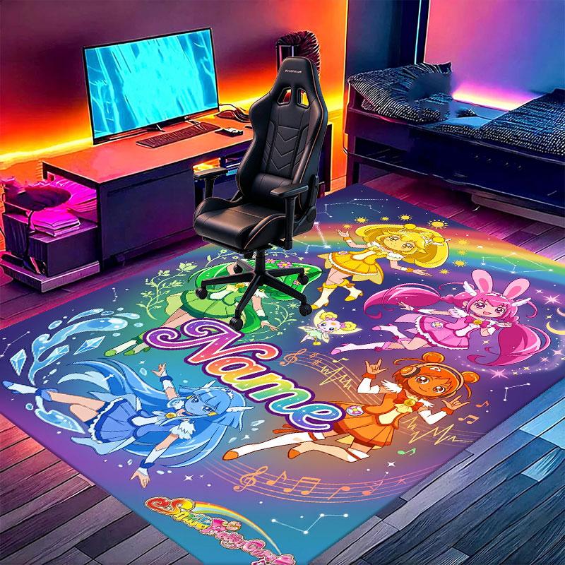Custom Name Personalized Game Sprunki Print Carpet, Versatile Home Decor Rug, for Playroom, Apartment, Balcony, Entryway, Hallway Gift