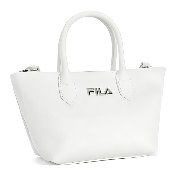 New FILA Fabric Made Of Polyurethane Shoulder Bag, Crossbody Bag, Handbag Extra Small Women's Heron White F13W421165FWT
