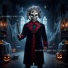 Zombie mask, bloody face, full-face mask, horror costume for a haunted house, Halloween COS New prop