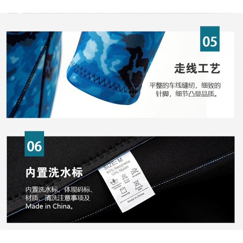 3mm Neoprene Fullsuit Wetsuit Men Women Surfing Diving Snorkeling Cold Water Swimming Winter Spring Fall Summer Use
