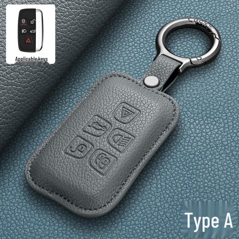 Чехол для ключа автомобиля Jaguar для XEL, XFL, E-PACE, I-PACE, F-TYPE – Унисекс Корпус и Пряжка
